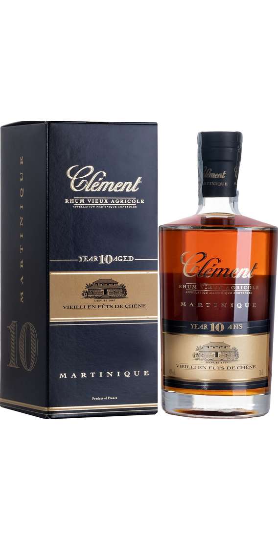 Clement Très vieux rum 10 ans d'âge astucciato