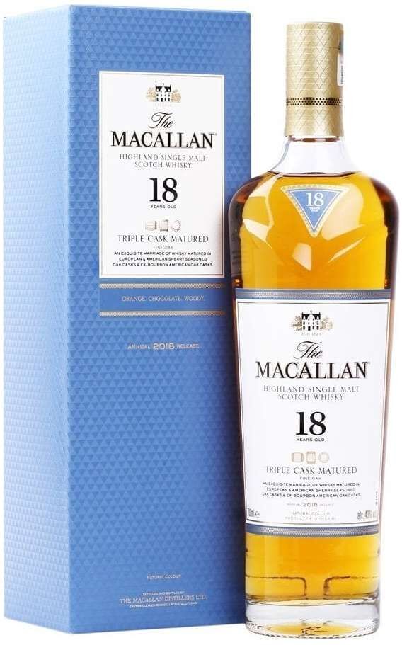 Whisky macallan 18 y.o. double cask astucciato