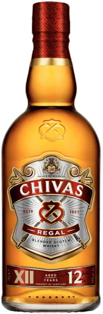 CHIVAS Whisky regal aged 12 years astucciato