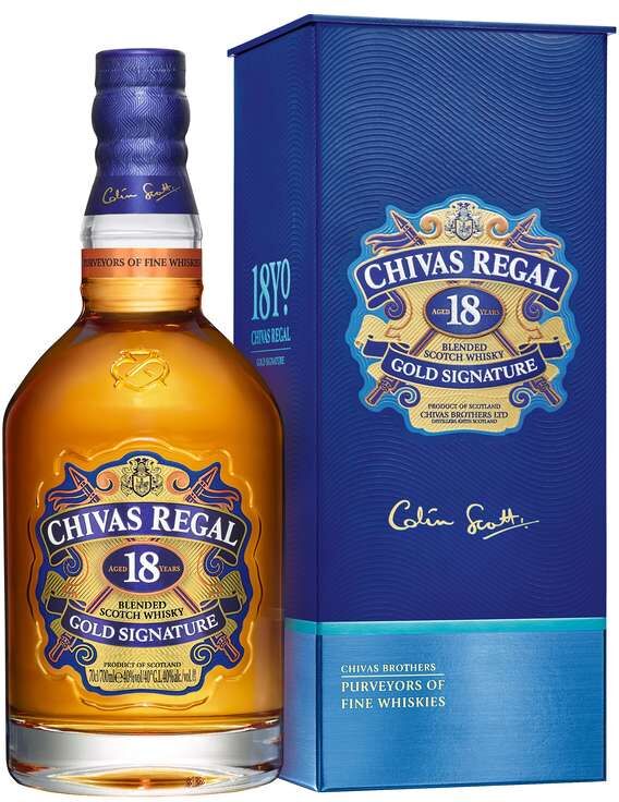 CHIVAS Whisky regal aged 18 years astucciato