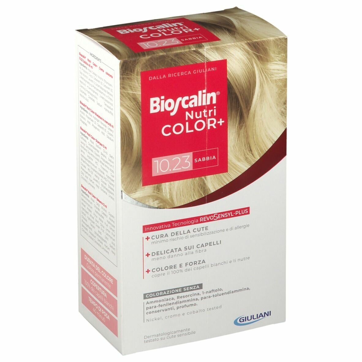 Bioscalin Nutri Color Plus 10.23 Sabbia Trattamento Colorante