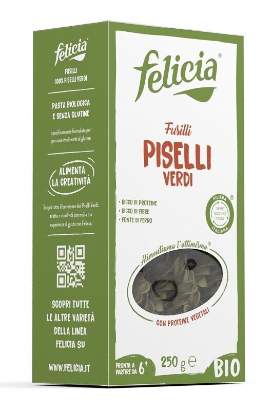 ANDRIANI SPA Felicia Bio Fusilli Piselli Verdi 250 G