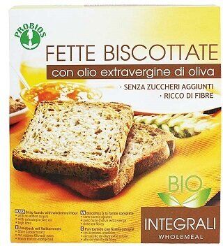 Probios Fette biscottate integrali senza zucchero 270 g