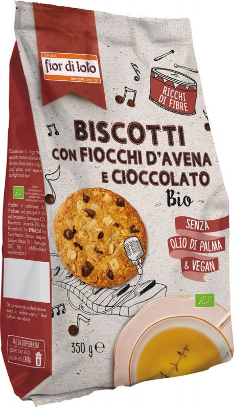 Biscotti C/fiocchi Avena/cioc