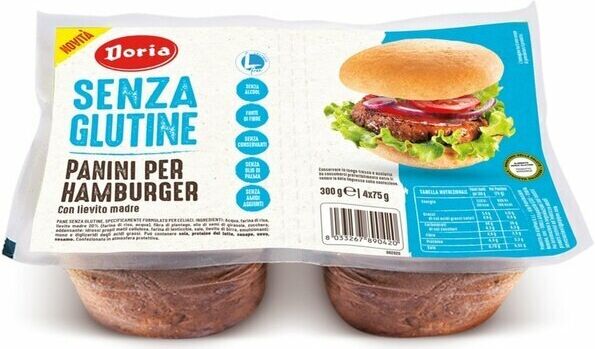 ALPIPAN SRL Doria Panini Hamburger 4x50g