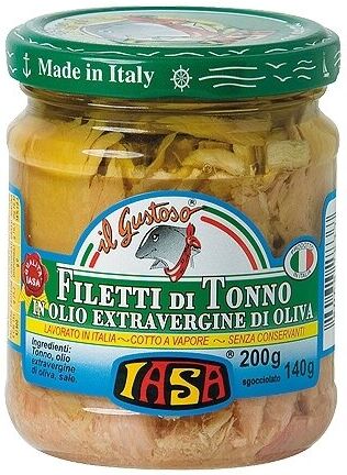 Biotobio Srl Filetti di tonno all'olio extravergine di oliva 200 g