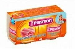 PLASMON (HEINZ ITALIA SPA) Plasmon Omogeneizzato Prosciutto Cotto 120 G X 2 Pezzi