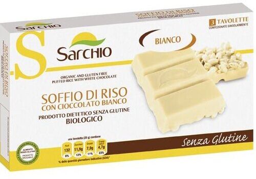 SARCHIO SPA Soffio Riso Cioccolato Bianco 75 G