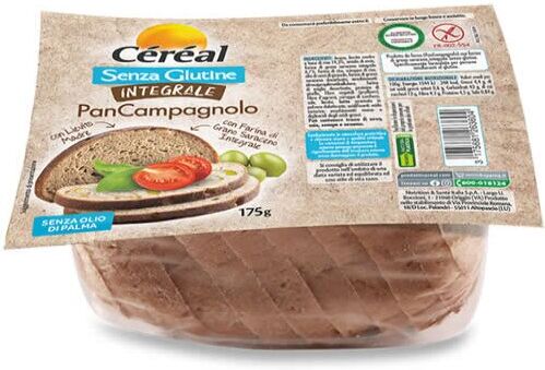 Cereal senza glutine integrale pan campagnolo 175 g