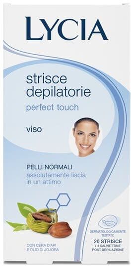 SODALCO SRL Lycia Perfect Touch Viso 20 Strisce Depilatorie