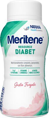 NESTLE' IT.SPA(HEALTHCARE NU.) Meritene Resource Diabet Drink Fragola Bevanda Dietetica Iperproteica 200 Ml