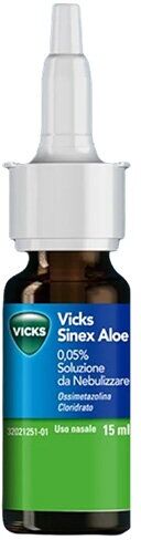 PROCTER & GAMBLE SRL Vicks Sinex Spray Nasale Aloe 0,05% Decongestionante 15 Ml