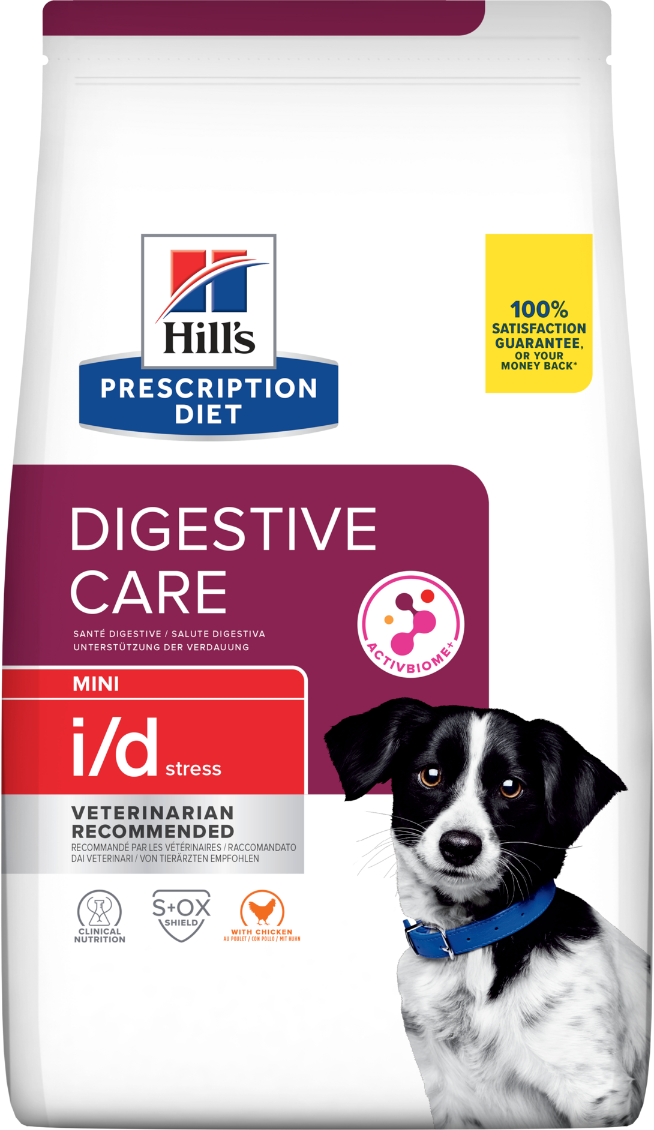 Hill's pet nutrition srl Hill's Prescription Diet I/d Digestive Care Stress Crocchette Per Cani Con Pollo Taglia Mini Sacco 1kg