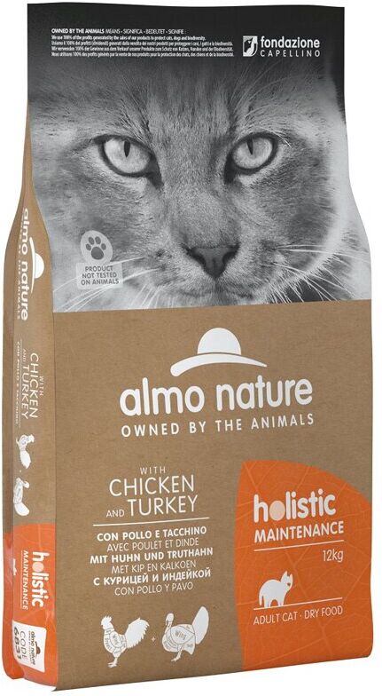 ALMO NATURE SPA Holistic Cat Dry Maintenance Pollo/tacchino 12 Kg