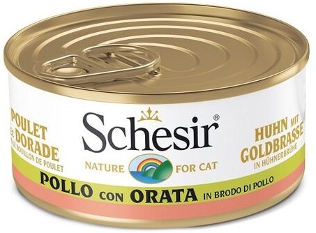 Agras delic spa Schesir Filetti Di Pollo Con Orata 70 G