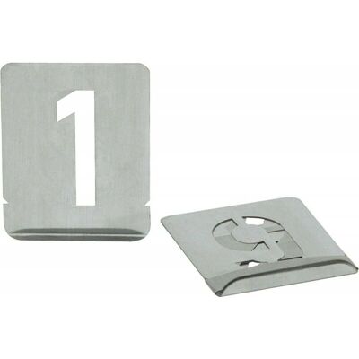 TURNUS Numeri Stencil 0-9 Sh 60 Millimetri TURNUS Numeri Stencil 0-9 Sh 60 Millimetri