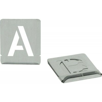 TURNUS Numeri Stencil A-z Sh 70 Millimetri TURNUS Numeri Stencil A-z Sh 70 Millimetri