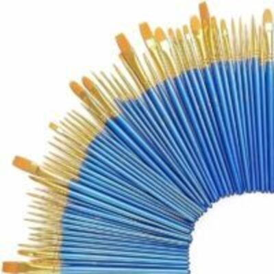 OEM Pennelli Professionali Per Belle Arti – Set Di 50 Pennelli Per Colori Acrilici, A Olio E A Tempera, Setole Sintetiche, Manici In Legno OEM Pennelli Professionali Per Belle Arti – Set Di 50 Pennelli Per Colori Acrilici, A Olio E A Tempera, Setole Sintetiche, Manici In Legno