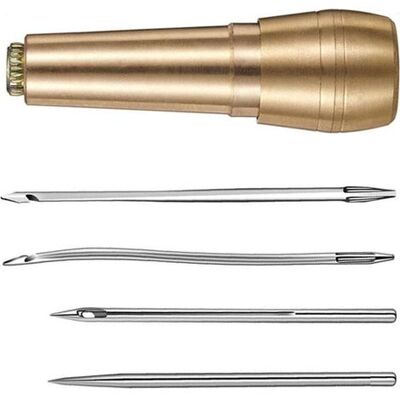 OEM Set Di 4/5 Strumenti Per Cucire La Pelle Con Ago A Uncino, Punteruoli In Metallo Ergonomici, Strumento Per La Riparazione Di Scarpe In Pelle Con Aghi Da Cucito OEM Set Di 4/5 Strumenti Per Cucire La Pelle Con Ago A Uncino, Punteruoli In Metallo Ergonomici, Strumento Per La Riparazione Di Scarpe In Pelle Con Aghi Da Cucito