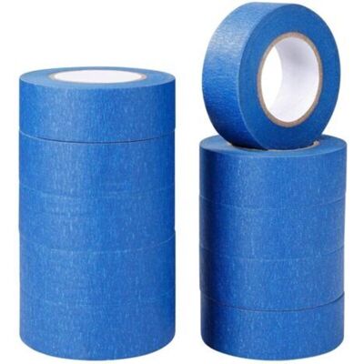 OEM Nastro Adesivo Blu Per Mascheratura, Ideale Per Pittura E Decorazione, Etichette, Verniciatura A Spruzzo, Imbianchini, Lavori Creativi, 10 Rotoli, 24 Mm × 20 M. OEM Nastro Adesivo Blu Per Mascheratura, Ideale Per Pittura E Decorazione, Etichette, Verniciatura A Spruzzo, Imbianchini, Lavori Creativi, 10 Rotoli, 24 Mm × 20 M.