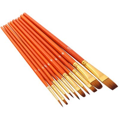 OEM Set Di 10 Pennelli In Nylon, Pennelli Per Artisti, Set Di Pennelli Per Acquerello, Acrilico E Pittura A Olio, Pennelli Di Dettaglio Perfetti Per Principianti, Bambini, Artisti E Appassionati Di Pittur OEM Set Di 10 Pennelli In Nylon, Pennelli Per Artisti, Set Di Pennelli Per Acquerello, Acrilico E Pittura A Olio, Pennelli Di Dettaglio Perfetti Per Principianti, Bambini, Artisti E Appassionati Di Pittur