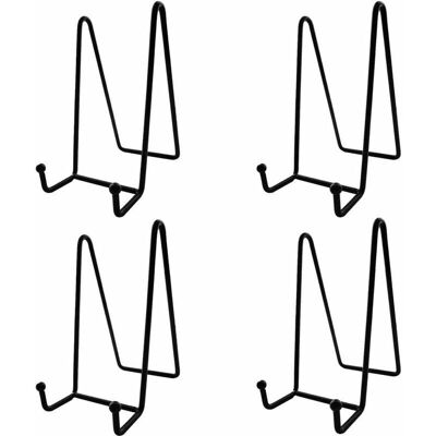 OEM 4 Supporti Decorativi In Ferro Nero Per Cornici - Cavalletto Angolato, Adatti A Oggetti Da 17 A 35 Cm, Set Da 4, Per Uso Interno OEM 4 Supporti Decorativi In Ferro Nero Per Cornici - Cavalletto Angolato, Adatti A Oggetti Da 17 A 35 Cm, Set Da 4, Per Uso Interno