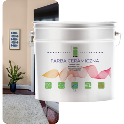 OEM Pittura Murale In Ceramica Lavabile Beige Pastello Chiaro 2l Antimacchia OEM Pittura Murale In Ceramica Lavabile Beige Pastello Chiaro 2l Antimacchia