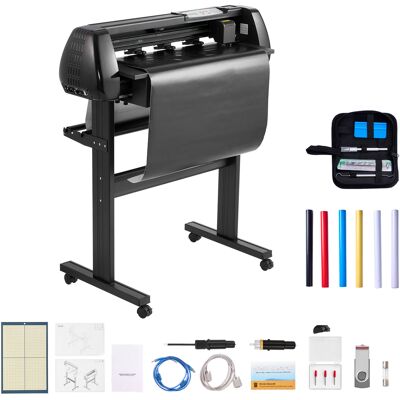 MOPHORN Plotter Da Taglio Per Vinile, Macchina Per Taglio Vinile, Taglierina Con Larghezza Di Alimentazione Fino A 720 Mm, Doppie Lame, Forza E Velocità Regolabili, Display Led E Fogli Adesivi MOPHORN Plotter Da Taglio Per Vinile, Macchina Per Taglio Vinile, Taglierina Con Larghezza Di Alimentazione Fino A 720 Mm, Doppie Lame, Forza E Velocità Regolabili, Display Led E Fogli Adesivi