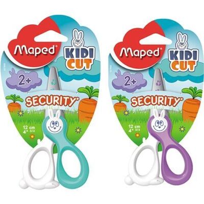 Maped Forbici Kidi Cut 12 Cm Bls Mappate Maped Forbici Kidi Cut 12 Cm Bls Mappate
