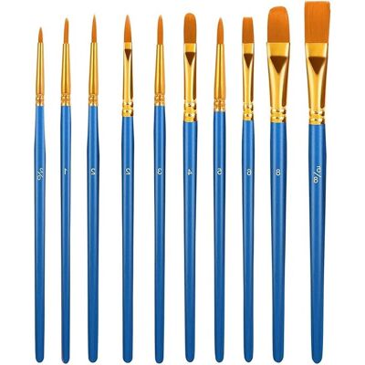 OEM Set Di 10 Pennelli In Nylon, Pennelli Per Artisti, Set Di Pennelli Per Acquerello, Acrilico E Pittura A Olio, Pennelli Di Dettaglio Perfetti Per Principianti, Bambini, Artisti E Appassionati Di Pittur OEM Set Di 10 Pennelli In Nylon, Pennelli Per Artisti, Set Di Pennelli Per Acquerello, Acrilico E Pittura A Olio, Pennelli Di Dettaglio Perfetti Per Principianti, Bambini, Artisti E Appassionati Di Pittur