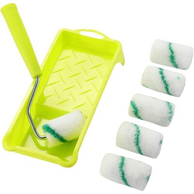 OEM Rulli Per Pittura, Rulli In Tessuto Ad Alta Densità Con Telaio, Vassoi, Confezioni Di Mini Rulli Di Ricambio, Accessori Per Pittura Da 2 Pollici (circa 5,1 Cm), Adatti Per Piccoli Progetti Di Stencil OEM Rulli Per Pittura, Rulli In Tessuto Ad Alta Densità Con Telaio, Vassoi, Confezioni Di Mini Rulli Di Ricambio, Accessori Per Pittura Da 2 Pollici (circa 5,1 Cm), Adatti Per Piccoli Progetti Di Stencil