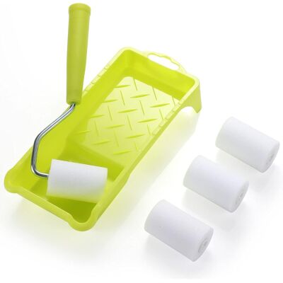 OEM Rullo Per Pittura Da 5,08 Cm, Rullo In Schiuma Ad Alta Densità Con Telaio E Vassoio, Mini Rullo Di Ricambio, Piccolo Rullo In Spugna Per Pittura, Adatto Per Piccoli Progetti Fai Da Te Con Stencil (con OEM Rullo Per Pittura Da 5,08 Cm, Rullo In Schiuma Ad Alta Densità Con Telaio E Vassoio, Mini Rullo Di Ricambio, Piccolo Rullo In Spugna Per Pittura, Adatto Per Piccoli Progetti Fai Da Te Con Stencil (con