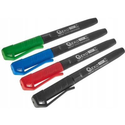 IMPORT Pennarelli Indelebili Per Costruzioni, Colori Densi - Set Da 4 (12/144) IMPORT Pennarelli Indelebili Per Costruzioni, Colori Densi - Set Da 4 (12/144)