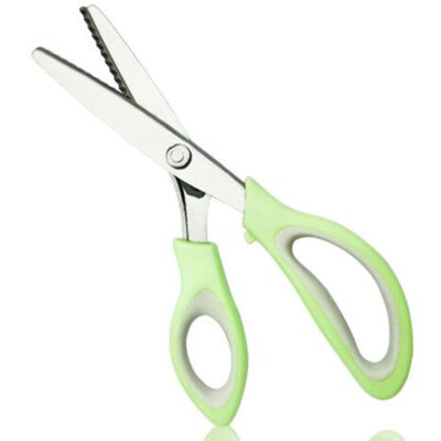 OEM Forbici A Zig-zag, Forbici Da Cucito Per Tessuti, Qualità Professionale, 24 Cm - Verde -crezuo OEM Forbici A Zig-zag, Forbici Da Cucito Per Tessuti, Qualità Professionale, 24 Cm - Verde -crezuo