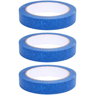 VISTRECK Nastro Adesivo Blu Per Pittori, 20 Mm X 30 M, Multiuso, Per Mascheratura, Ideale Per Casa, Ufficio, Scuola E Lavori Creativi, 3 Rotoli. VISTRECK Nastro Adesivo Blu Per Pittori, 20 Mm X 30 M, Multiuso, Per Mascheratura, Ideale Per Casa, Ufficio, Scuola E Lavori Creativi, 3 Rotoli.