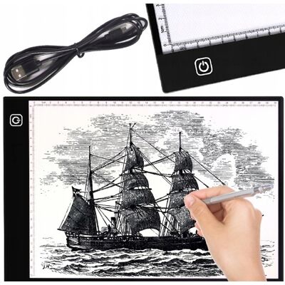 OEM Lavagna Da Disegno Portatile A4 Illuminata A Led, Versione Xl OEM Lavagna Da Disegno Portatile A4 Illuminata A Led, Versione Xl