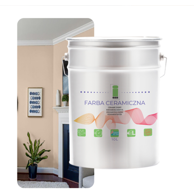 OEM Pittura Murale In Ceramica Lavabile Beige Chiaro Pastello 10l Antimacchia OEM Pittura Murale In Ceramica Lavabile Beige Chiaro Pastello 10l Antimacchia