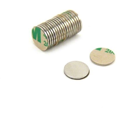 FIRST4MAGNETSTM Magnete Neodimio N35 Adesivo Per Arti, Artigianato, Produzione Di Modelli, Fai -da -te, Hobby, Ufficio E Casa - 9,5mm X 0,75mm Di Spessore - 0,35kg Di Tiro - Pacchetto Di 20 Anni FIRST4MAGNETSTM Magnete Neodimio N35 Adesivo Per Arti, Artigianato, Produzione Di Modelli, Fai -da -te, Hobby, Ufficio E Casa - 9,5mm X 0,75mm Di Spessore - 0,35kg Di Tiro - Pacchetto Di 20 Anni