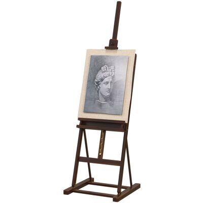 HOMCOM Cavalletto Da Disegno Regolabile In Legno Di Faggio Con Contenitore HOMCOM Cavalletto Da Disegno Regolabile In Legno Di Faggio Con Contenitore