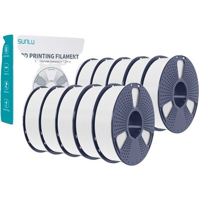 OEM Filamento Pla Plus, Resistenza Superiore, Compatibile Con Stampanti Fdm, Bianco OEM Filamento Pla Plus, Resistenza Superiore, Compatibile Con Stampanti Fdm, Bianco