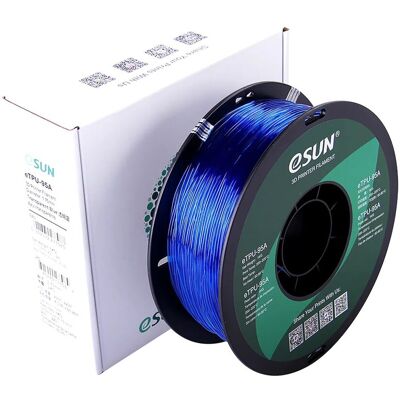 eSUN eTPU-95A 1.75mm Blu Trasparente 1kg - Filamento 3D eSUN eTPU-95A 1.75mm Blu Trasparente 1kg - Filamento 3D