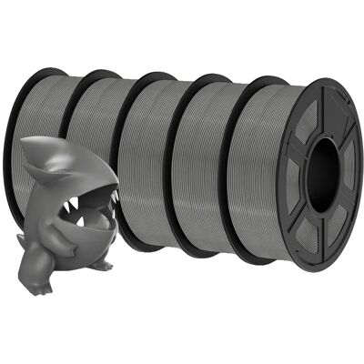 OEM Filamento Per Stampante 3d, Elevata Resistenza, Facile Da Stampare, Pla Grigio Metallizzato OEM Filamento Per Stampante 3d, Elevata Resistenza, Facile Da Stampare, Pla Grigio Metallizzato