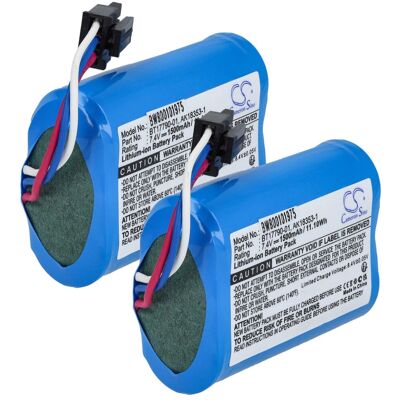 VHBW 2x Batteria Compatibile Con Zebra Mz230, Mz220, Mz320, Mz420l, Imz320 Stampante (1500mah, 7,4v, Li-ion) VHBW 2x Batteria Compatibile Con Zebra Mz230, Mz220, Mz320, Mz420l, Imz320 Stampante (1500mah, 7,4v, Li-ion)