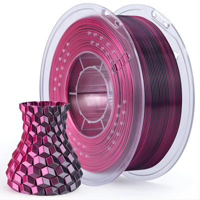 OEM Filamento Elegoo Pla Silk Nero E Rosso, 1 Kg OEM Filamento Elegoo Pla Silk Nero E Rosso, 1 Kg