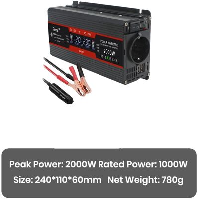 OEM Gruppo Di Continuità (ups), Robuste Funzioni Di Sicurezza, Design Compatto, 2000 W 12 V, Nero OEM Gruppo Di Continuità (ups), Robuste Funzioni Di Sicurezza, Design Compatto, 2000 W 12 V, Nero