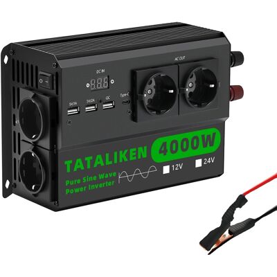 OEM Gruppo Di Continuità (ups), Design Portatile, Porte Di Ricarica Multiple, 12v 4000w 220v Eu - Nero OEM Gruppo Di Continuità (ups), Design Portatile, Porte Di Ricarica Multiple, 12v 4000w 220v Eu - Nero