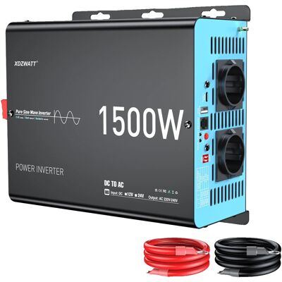 OEM Inverter, Conversione Da Cc A Ca, Alta Efficienza, 24 V 1500 W (3000 W Di Picco) OEM Inverter, Conversione Da Cc A Ca, Alta Efficienza, 24 V 1500 W (3000 W Di Picco)