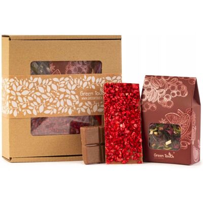OEM Set Regalo, Confezione Regalo, Con Tè E Cioccolato, Grazie OEM Set Regalo, Confezione Regalo, Con Tè E Cioccolato, Grazie