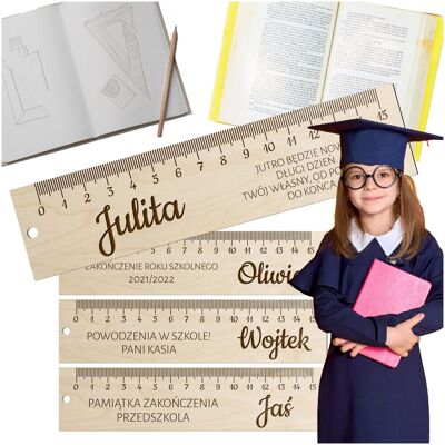 OEM Righello Per La Fine Dell'anno Scolastico Della Scuola Materna Con Possibilità Di Scegliere Il Nome E Il Modello Regalo. OEM Righello Per La Fine Dell'anno Scolastico Della Scuola Materna Con Possibilità Di Scegliere Il Nome E Il Modello Regalo.