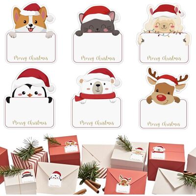 OEM 120 Pezzi Etichette Regalo Di Natale, Etichette Regalo Adesive Di Natale Per Etichettatura, Adesivi Con Nome Di Animali Per Bambini, Adesivi Autoadesivi Per Bottiglie OEM 120 Pezzi Etichette Regalo Di Natale, Etichette Regalo Adesive Di Natale Per Etichettatura, Adesivi Con Nome Di Animali Per Bambini, Adesivi Autoadesivi Per Bottiglie